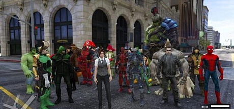 侠盗飞车5| Gta5 1.41 国风整合 183位超级英雄600辆豪车内置4种修改器 简体中文版